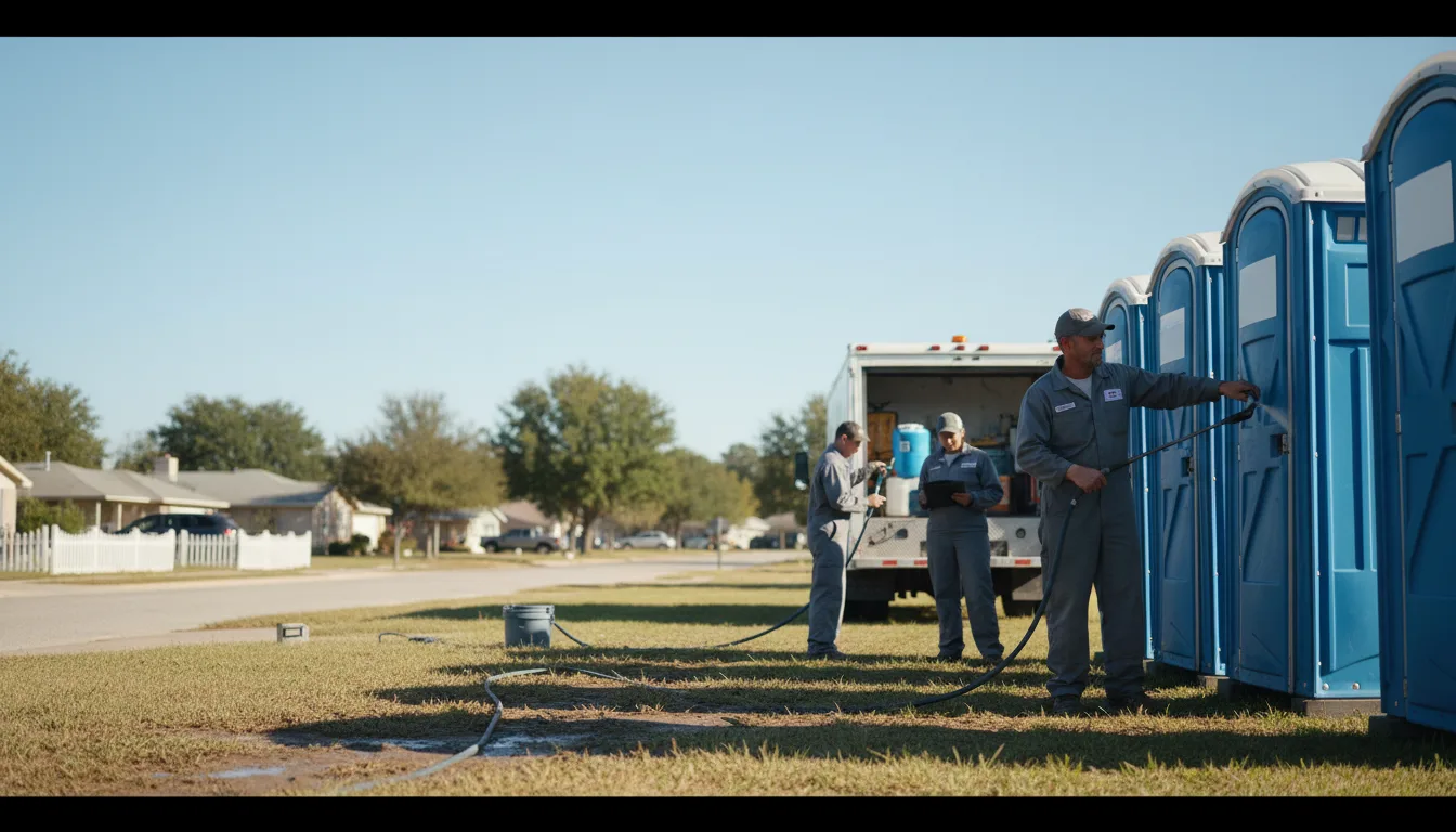 Long-Term Portable Toilet Rental in Potts Camp, MS near me